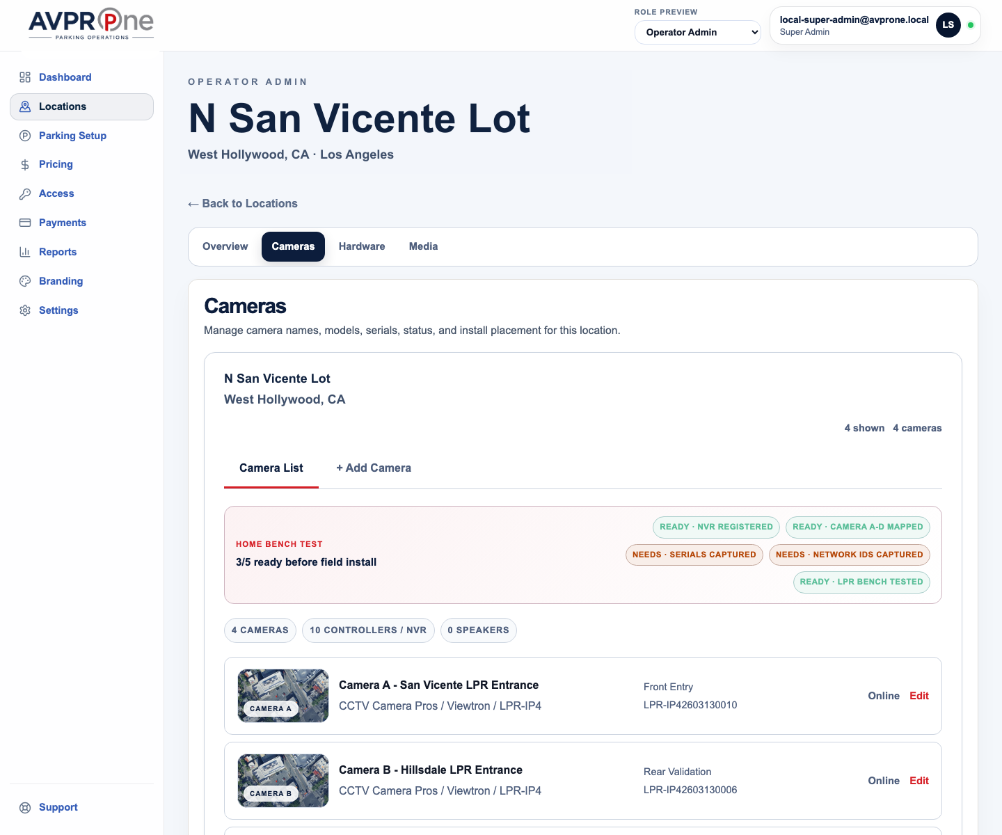 AI Monitoring & LPR by AVPR One